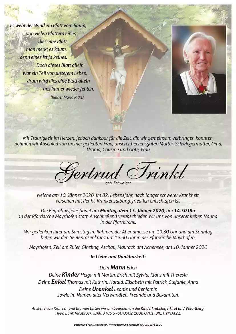 Parte von Gertrud Trinkl